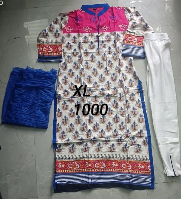 Printed Kurti Set with Dupatta
