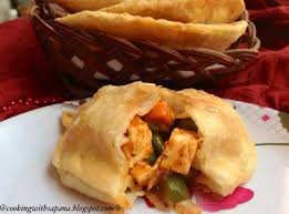 Paneer calzones